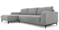 Seccional con Chaise Longue a la Izquierda Luciano – Gris Montaña