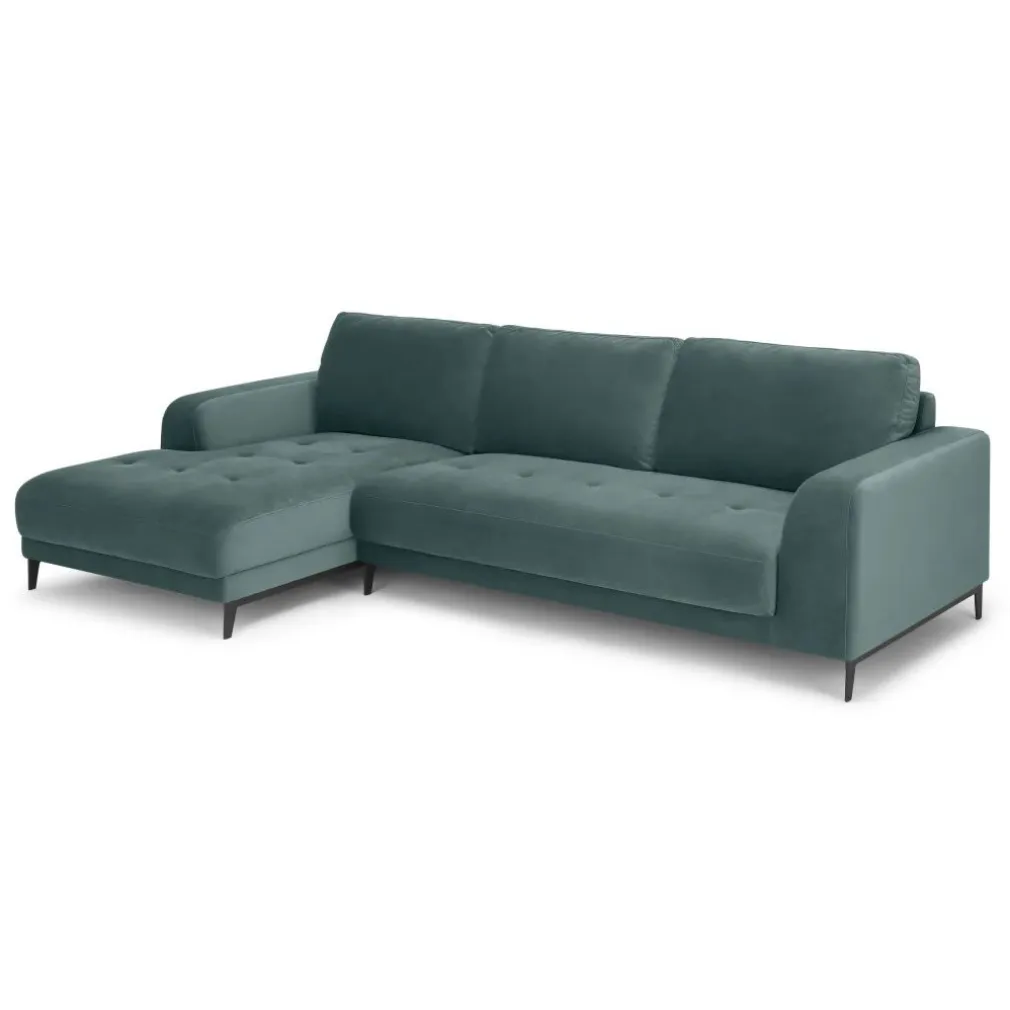 Seccional con Chaise Longue a la Izquierda Luciano – Verde
