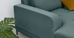 Seccional con Chaise Longue a la Izquierda Luciano – Verde