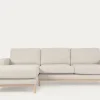 Seccional con Chaise Longue a la Izquierda Mihaela – Blanco
