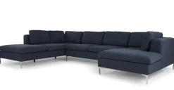 Seccional con Chaise Longue a la Izquierda Monterosso – Azul Tormenta