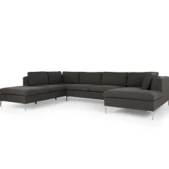 Seccional con Chaise Longue a la Izquierda Monterosso – Gris Marengo