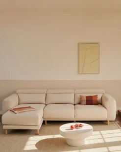 Seccional con Chaise Longue a la Izquierda Singa – Crudo