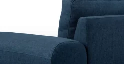 Seccional con Chaise Longue a la Izquierda Vittorio – Azul Oscuro