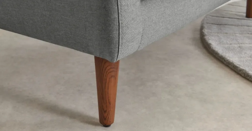 Seccional con Chaise Longue a la Izquierda Walker – Gris