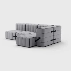 Seccional 2 Cuerpos con Chaise Longue a la Derecha Curt