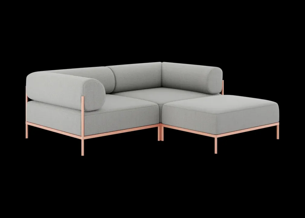 Seccional 2 Cuerpos con Chaise Longue a la Derecha Noah