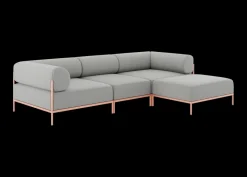 Seccional 3 Cuerpos con Chaise Longue a la Derecha Noah