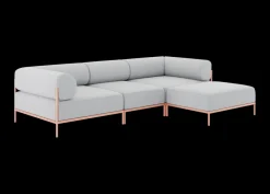 Seccional 3 Cuerpos con Chaise Longue a la Derecha Noah