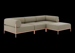 Seccional 3 Cuerpos con Chaise Longue a la Derecha Noah