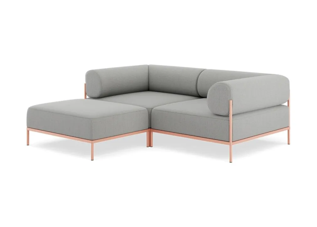 Seccional 2 Cuerpos con Chaise Longue a la Izquierda Noah