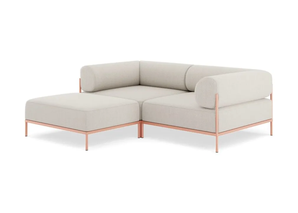 Seccional 2 Cuerpos con Chaise Longue a la Izquierda Noah