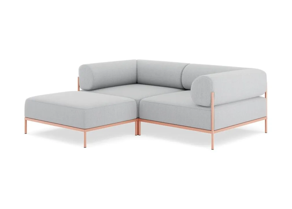 Seccional 2 Cuerpos con Chaise Longue a la Izquierda Noah