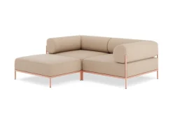Seccional 2 Cuerpos con Chaise Longue a la Izquierda Noah