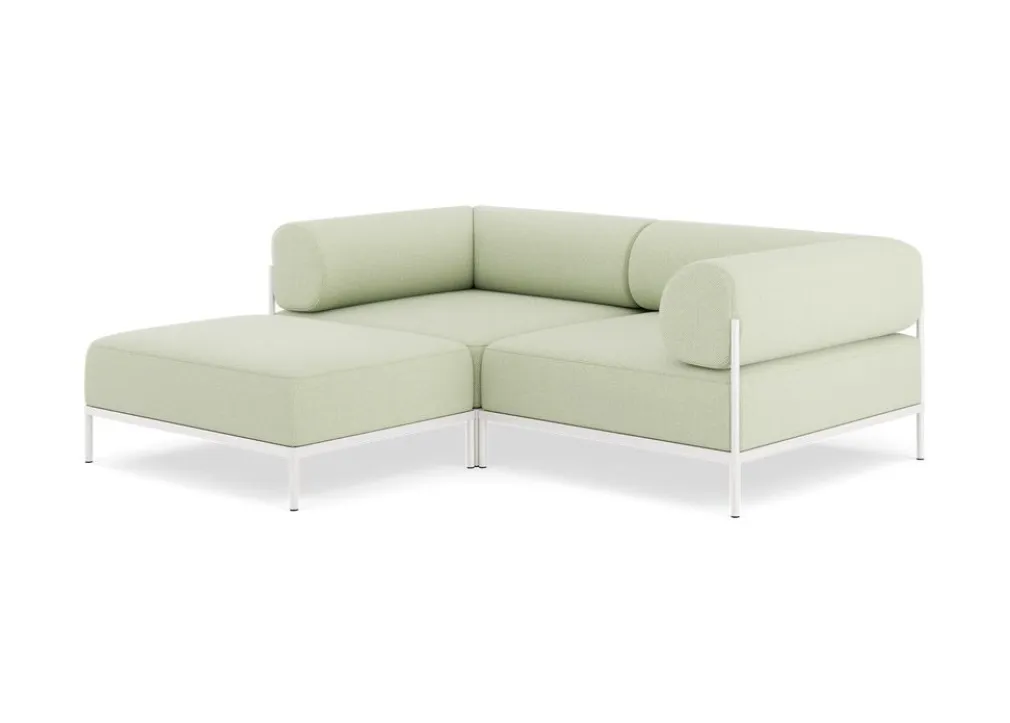Seccional 2 Cuerpos con Chaise Longue a la Izquierda Noah
