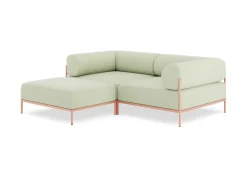 Seccional 2 Cuerpos con Chaise Longue a la Izquierda Noah