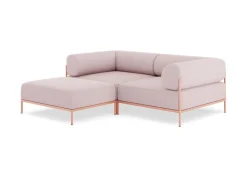 Seccional 2 Cuerpos con Chaise Longue a la Izquierda Noah