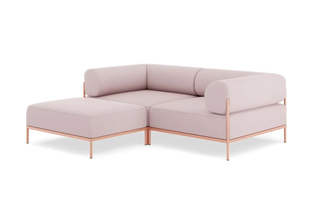 Seccional 2 Cuerpos con Chaise Longue a la Izquierda Noah