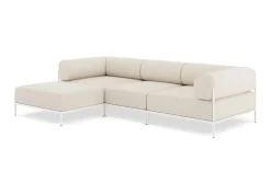 Seccional 3 Cuerpos con Chaise Longue a la Izquierda Noah