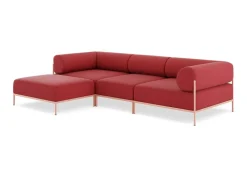 Seccional 3 Cuerpos con Chaise Longue a la Izquierda Noah
