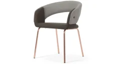 Silla Ayrmer – Gris y cobre