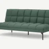 Sofá Cama Hallie, Verde Bahía Con Patas Negras