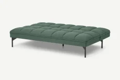 Sofá Cama Hallie, Verde Bahía Con Patas Negras