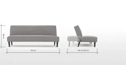 Sofá Cama Kitto – Gris Nube