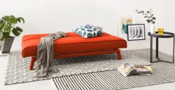 Sofá Cama Yoko – Naranja Atómico