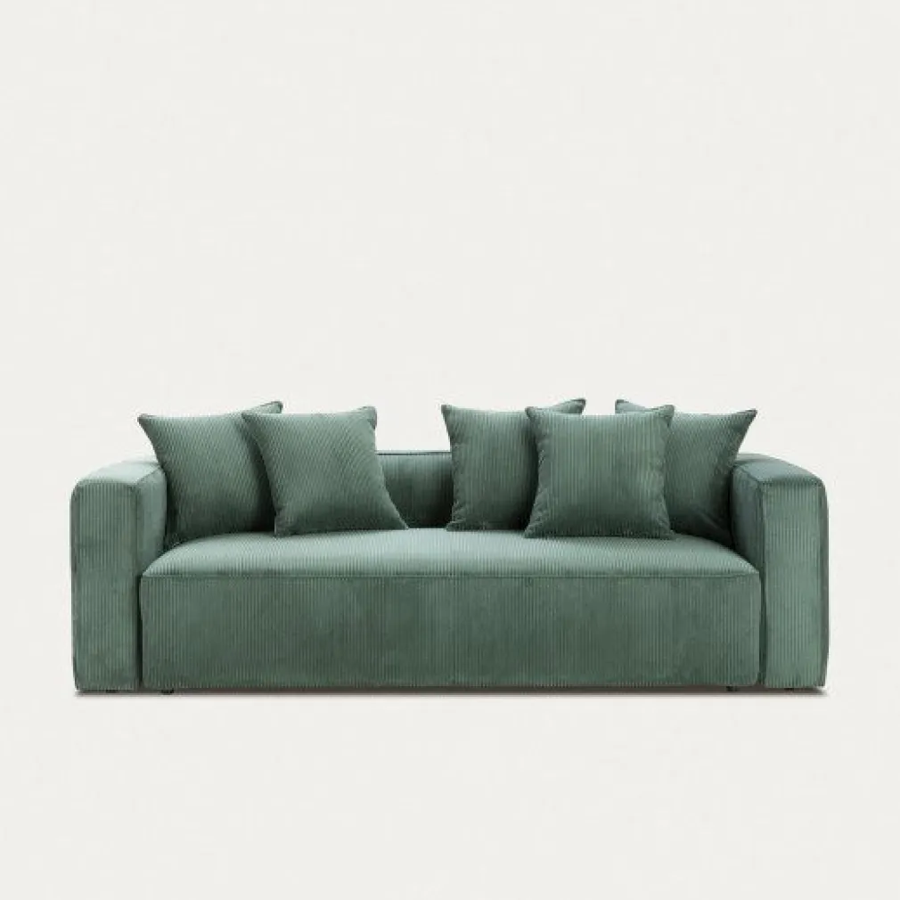 Sofá 3 Cuerpos Livorno – Verde