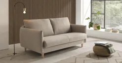 Sofá 2 Cuerpos Minimal – Beige