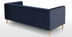 Sofá de 3 Cuerpos Amicie – Azul Marino