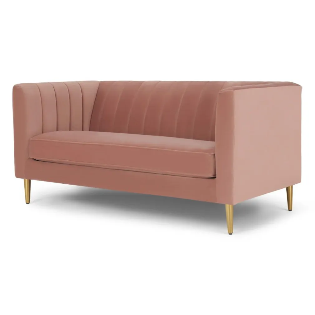 Sofá de 2 Cuerpos Amicie – Rosa