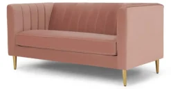 Sofá de 2 Cuerpos Amicie – Rosa