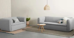 Sofá de 3 Cuerpos Berko – Gris Tiza