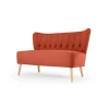 Sofá de 2 Cuerpos Charley – Naranja Retro