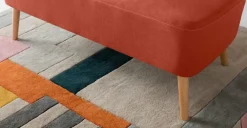 Sofá de 2 Cuerpos Charley – Naranja Retro