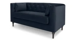 Sofá de 2 Cuerpos Flynn – Azul Zafiro