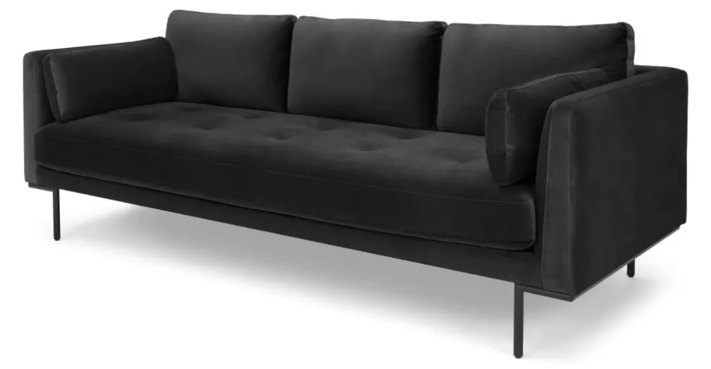 Sofá de 3 Cuerpos Harlow – Gris Medianoche
