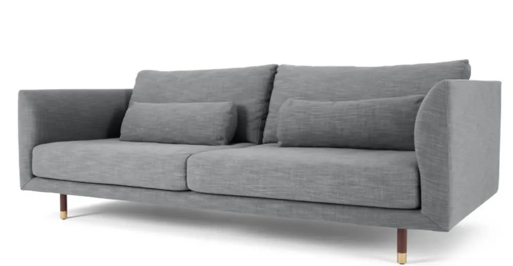Sofá de 3 Cuerpos Jules – Gris Jaspeado