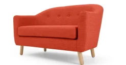 Sofá de 2 Cuerpos Lottie – Naranja Toscana