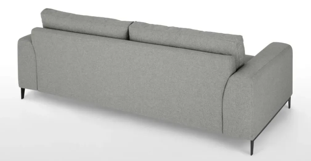 Sofá de 3 Cuerpos Luciano – Gris Montaña