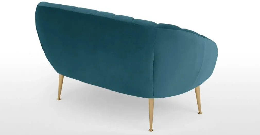 Sofá de 2 Cuerpos Primrose – Azul Cerceta
