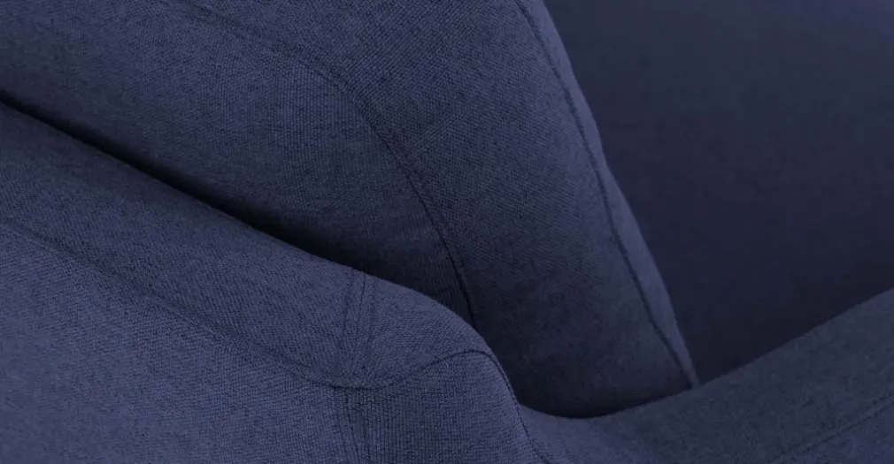 Sofá de 2 Cuerpos Rufus – Azul Cobalto Oscuro