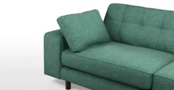 Sofá de 2 Cuerpos Tobias – Azul Cerceta