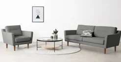 Sofá de 3 Cuerpos Walker – Gris