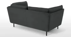 Sofá de 2 Cuerpos Wes – Gris Medianoche