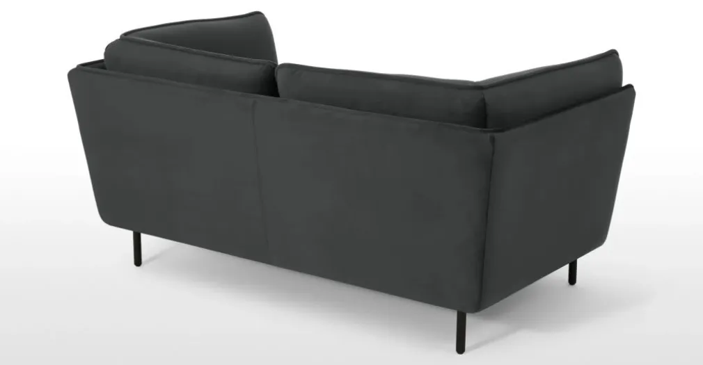 Sofá de 2 Cuerpos Wes – Gris Medianoche