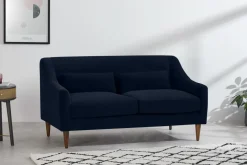Sofá de 2 Plazas Herton – Azul Tinta