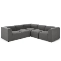 Sofá Modular de 5 Cuerpos Juno – Gris Marga